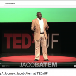 Jacob Atem, Lost Boys, Speaking at TEDxUF